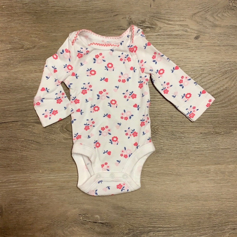 Baby girl long sleeve bodysuit